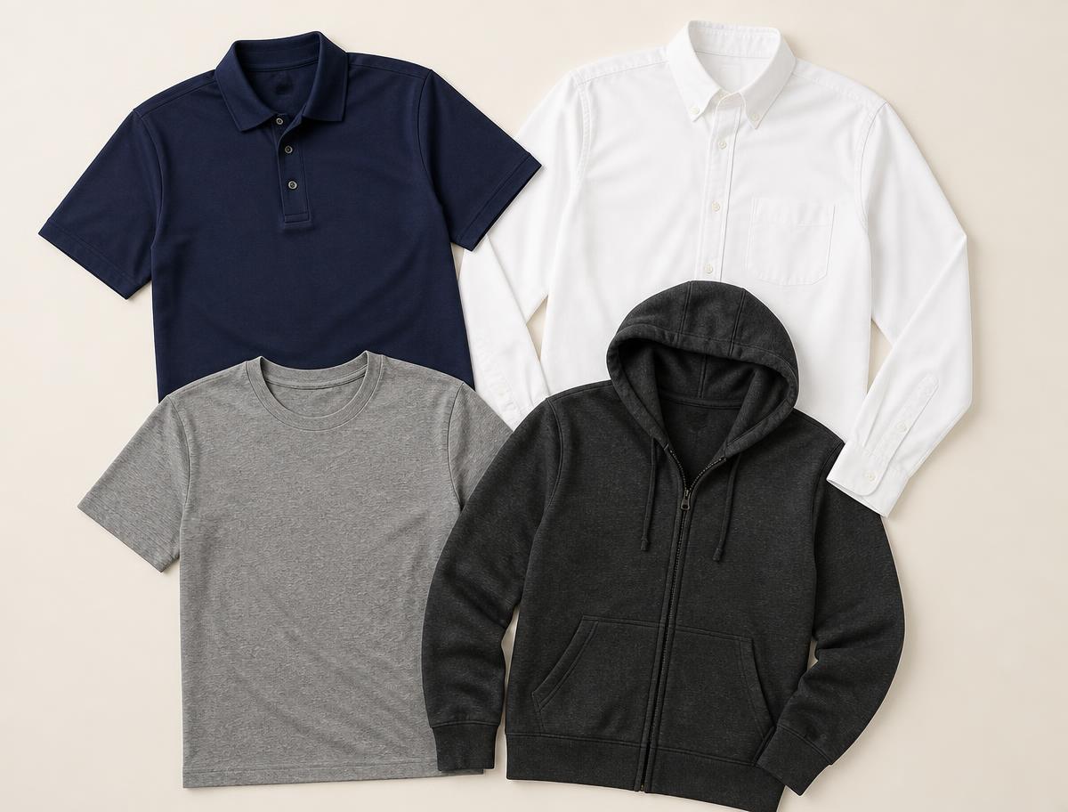 Polo, camisa Oxford, camiseta básica y buso para dotación empresarial